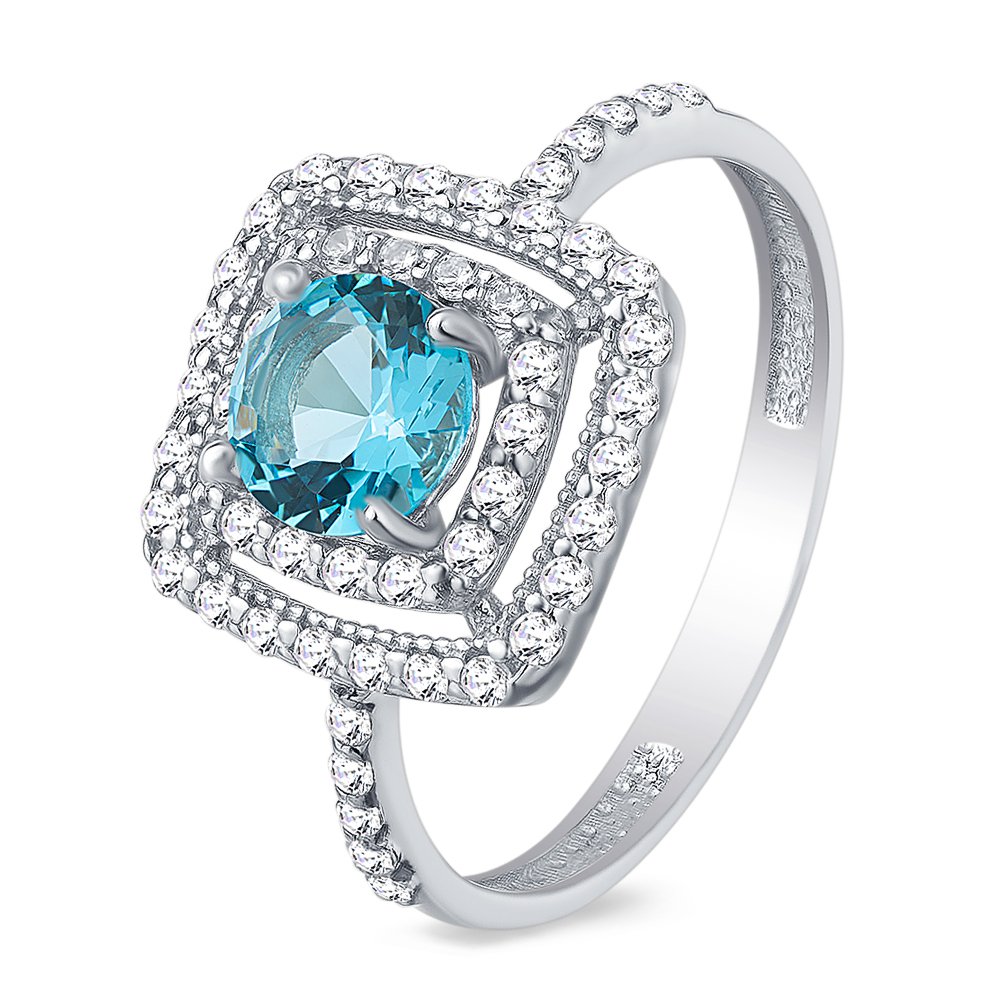 

Кольцо женское из серебра с фианитом 585Gold 701008290, р, 701008290