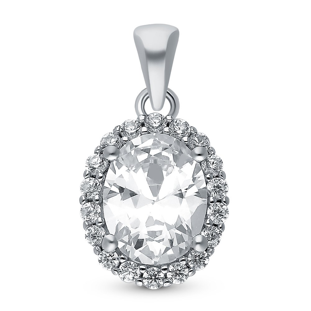 

Кулон из серебра 585Gold 703004242, фианит/фианит, 703004242