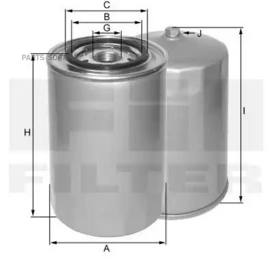 

Фильтр масляный HYUNDAI HD65/72/78 FIL FILTER ZP27E1, ZP27E1