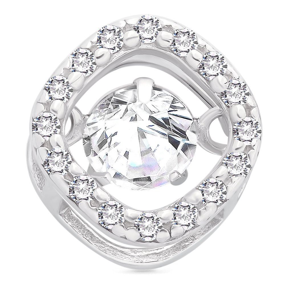 

Бегунок из серебра 585Gold 703004264, фианит/фианит, 703004264