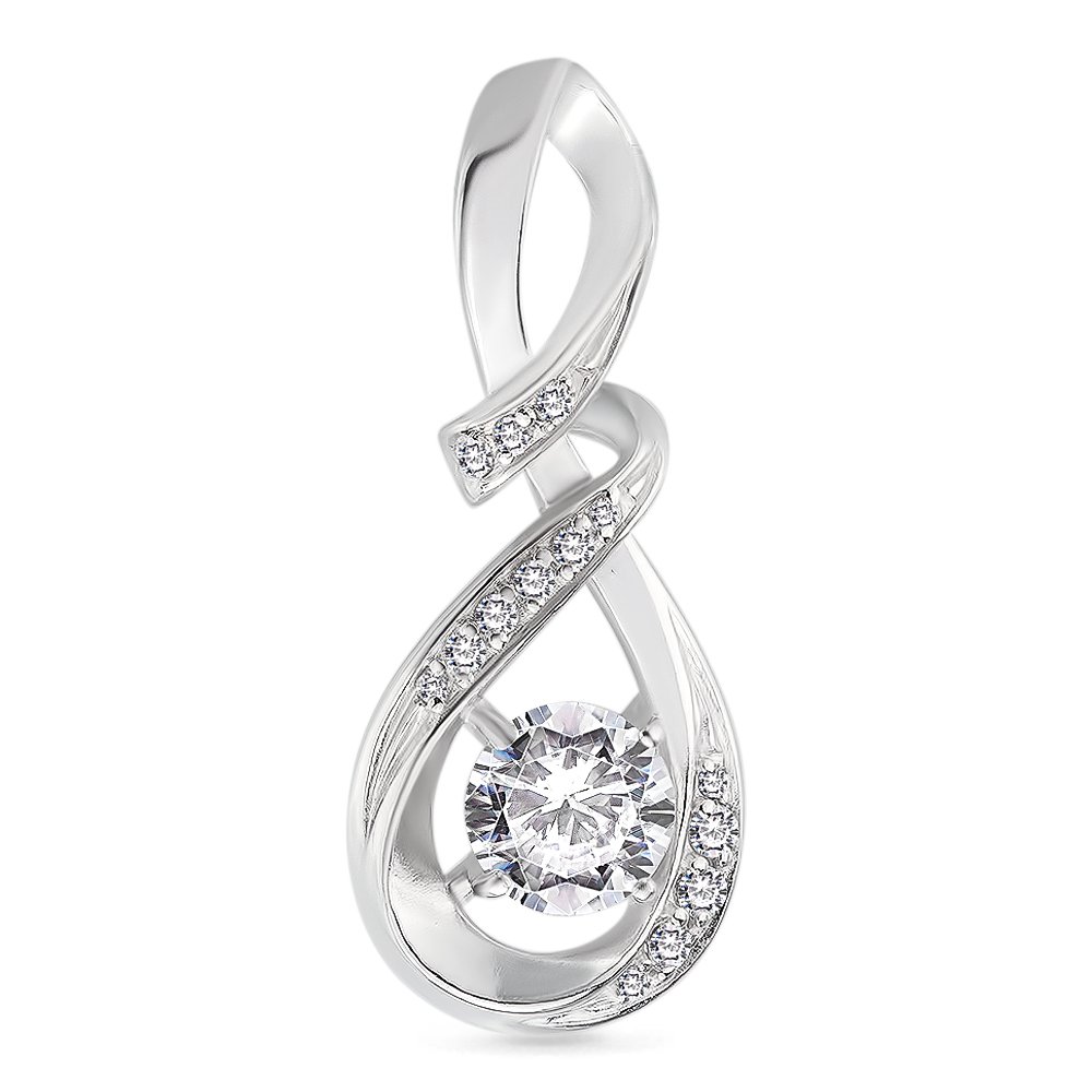 

Подвеска из серебра с фианитом 585Gold 703004320, 703004320