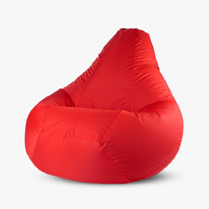 фото Чехол для кресла-мешка happy-puff груша, оксфорд красный, размер xl