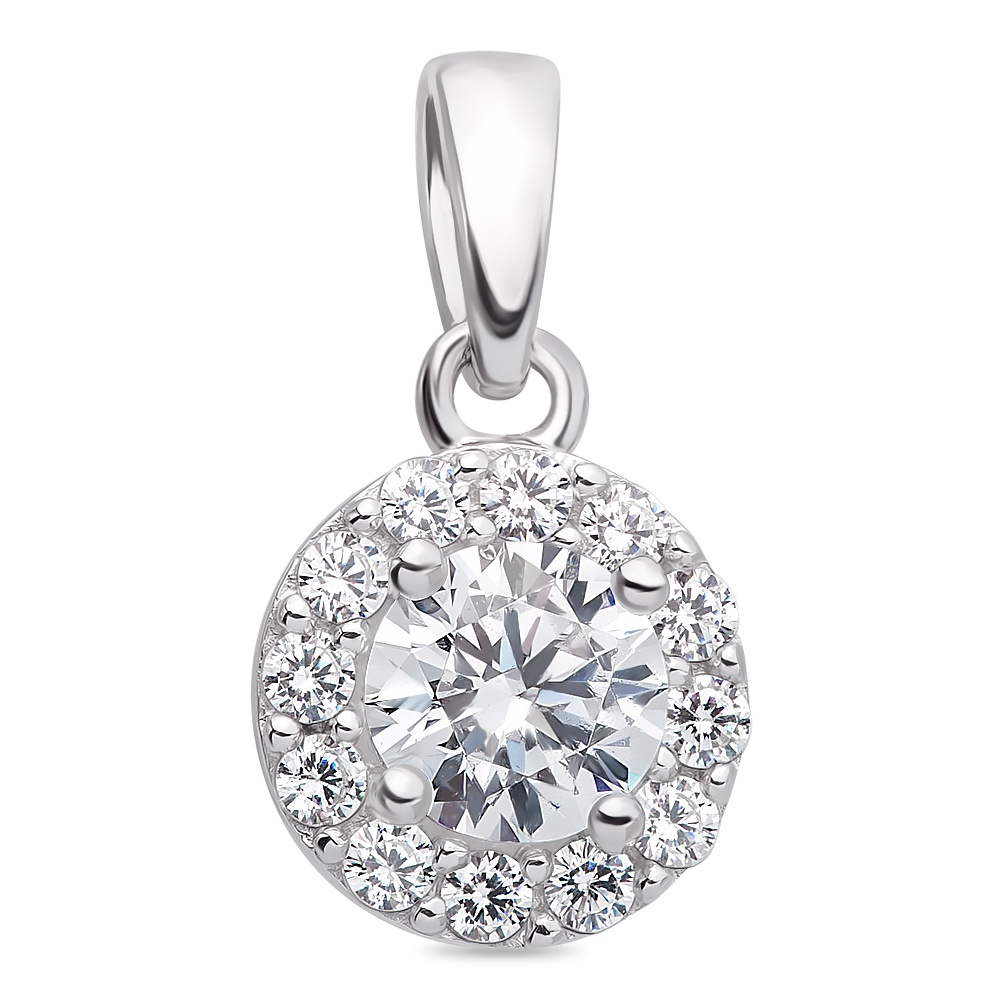 

Подвеска из серебра с фианитом 585Gold 703004385, 703004385