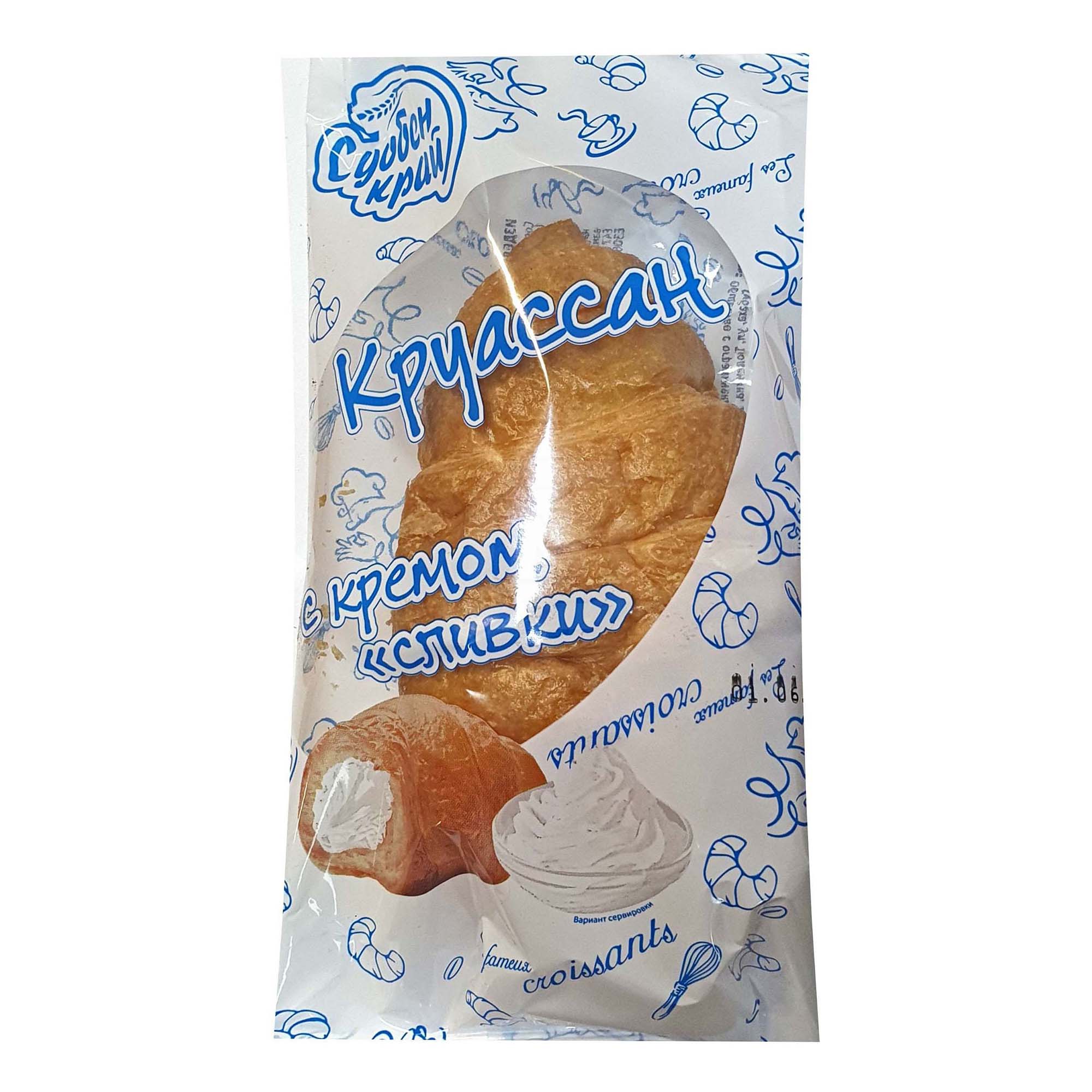 

Круассан Губахахлеб слоеный со сливочным кремом 60 г