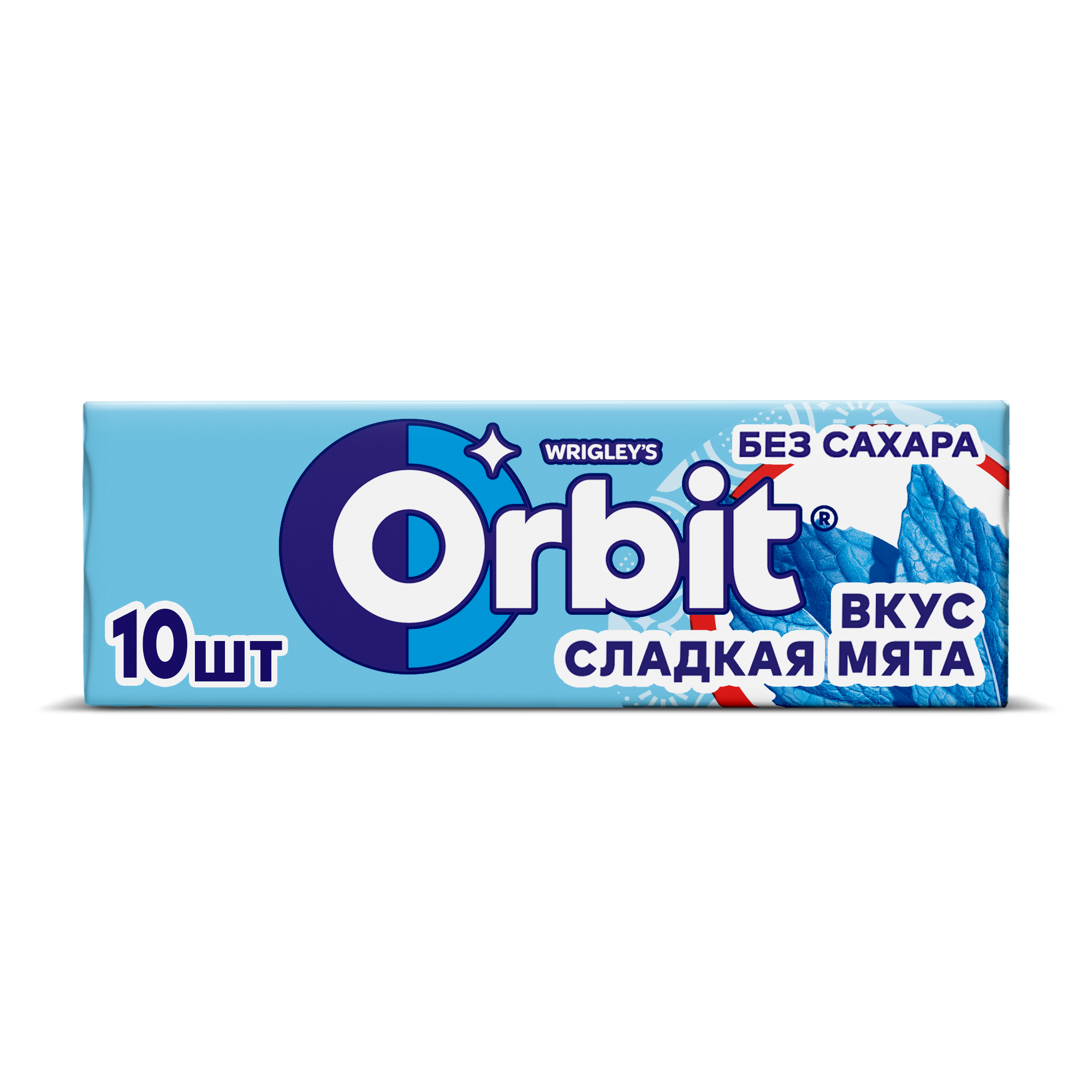 

Жевательная резинка Orbit Сладкая мята без сахара 13,6 г