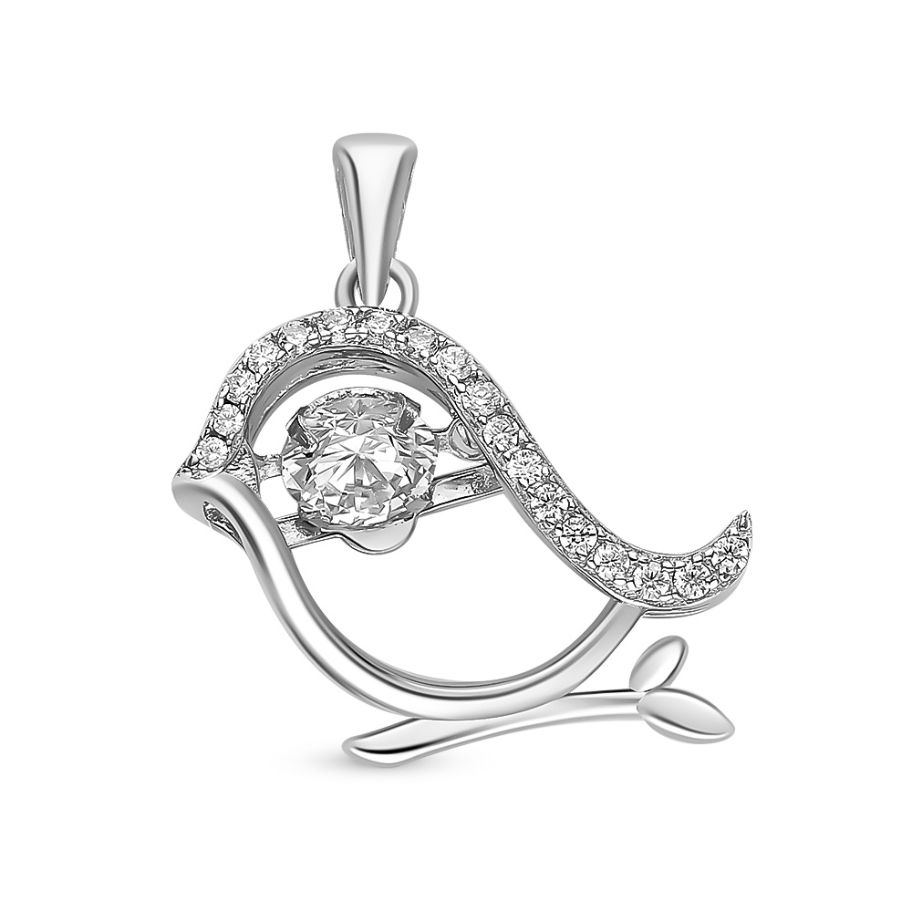 

Подвеска из серебра с фианитом 585Gold 703004802, 703004802