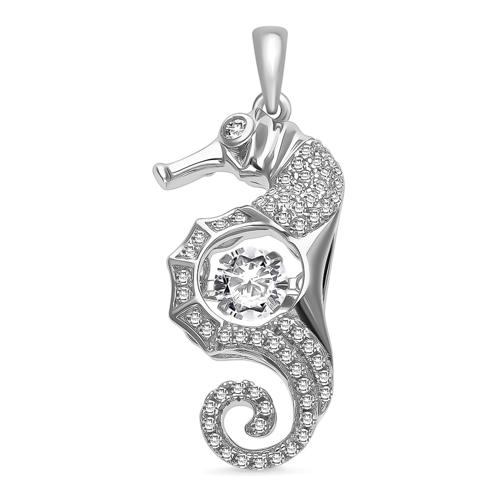 

Подвеска из серебра с фианитом 585Gold 703004864, 703004864