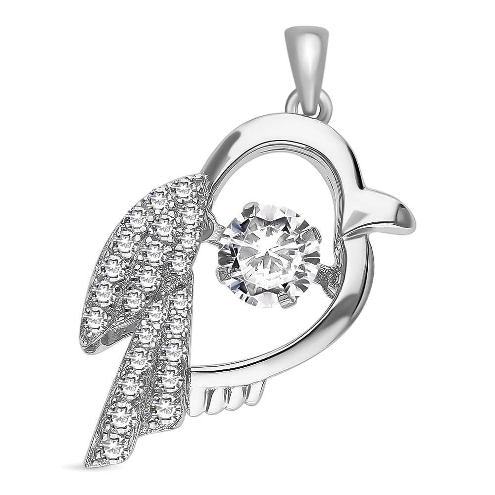 

Подвеска из серебра с фианитом 585Gold 703004801, 703004801