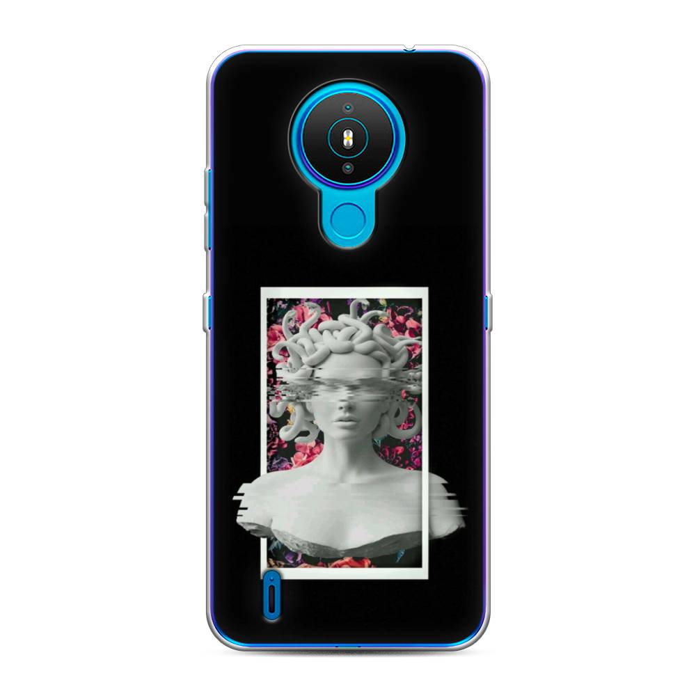 

Чехол на Nokia 1.4 "Web Punk Медуза Горгона", Черный;серый, 124550-6