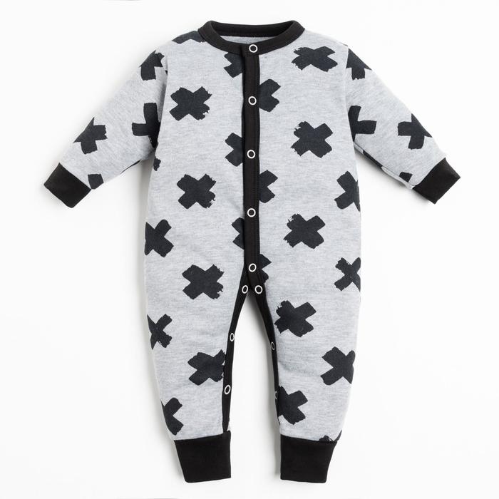 

Комбинезон Крошка Я Stylish boy рост 62-68 см, Серый, 000532395