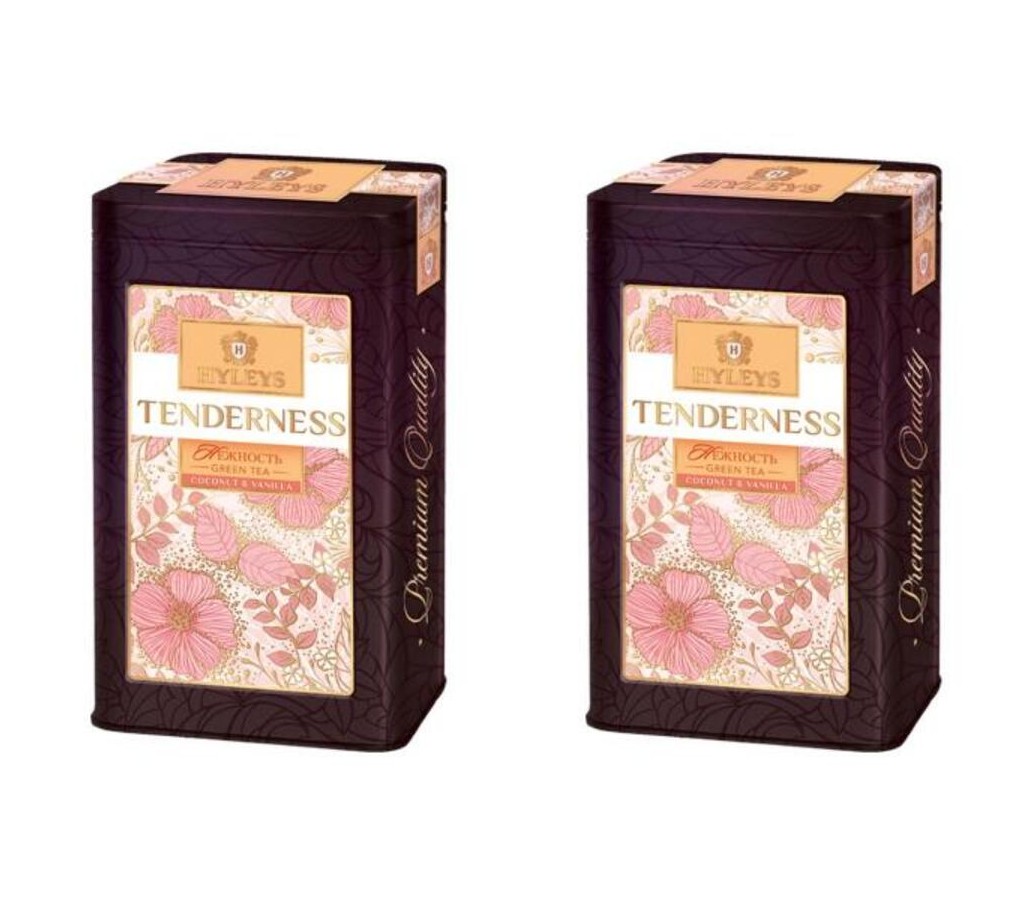 

Чай HYLEYS листовой Tea Moments Нежность, зеленый, 80 г х 2 шт, Листовой Tea Moments Нежность, зеленый, 80 г