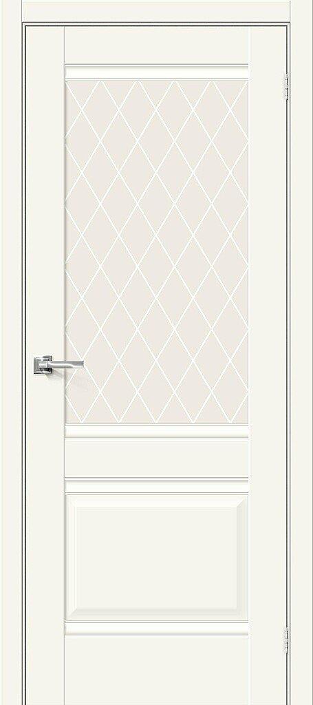 

Дверь Прима-3 Alaska White Сrystal Mr.Wood Браво, Bravo 200*90