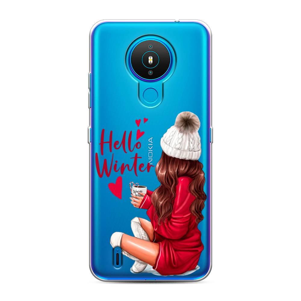 

Чехол на Nokia 1.4 "Hello winter", Красный;белый;коричневый, 124550-5