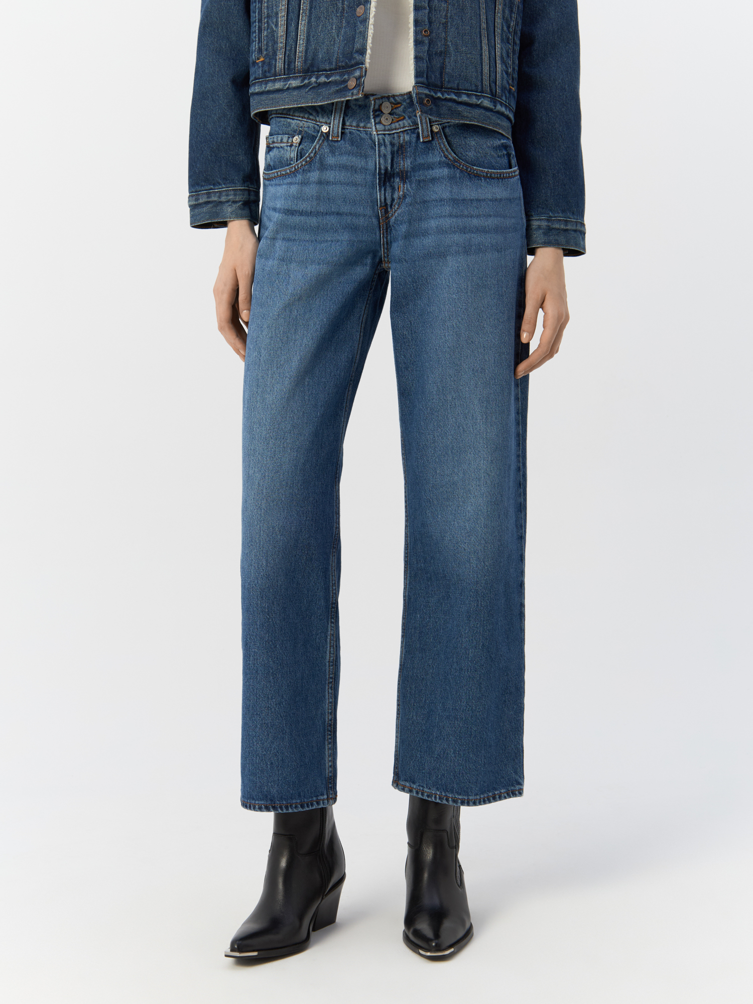 

Джинсы женские Levi's A7498-0002-30 синие 30/30, Синий, A7498