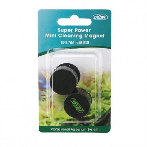 Скребок для аквариума Ista Mini Cleaning Magnet, магнитный, черный, 250x25x17 мм