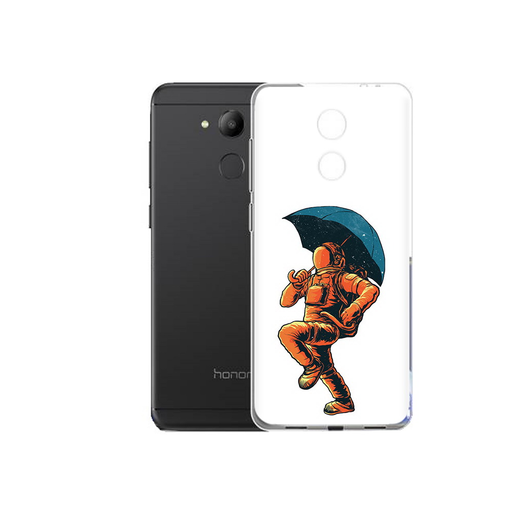 

Чехол MyPads Tocco для Honor 6C шагающий космонавт с зонтом (PT67887.49.695), Прозрачный, Tocco
