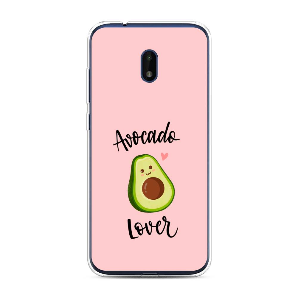 

Чехол на Nokia C1 Plus "Avocado lover", Розовый;зеленый, 124650-6