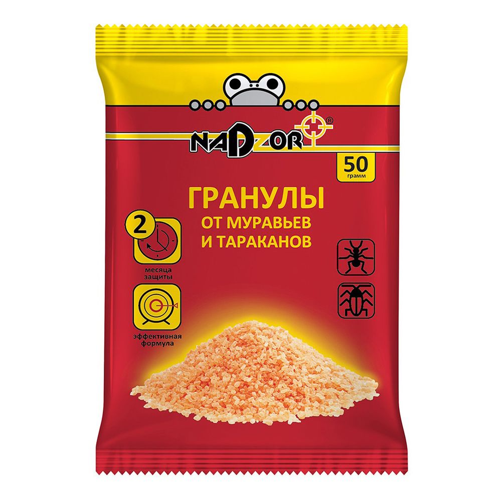 

Гранулы от насекомых Nadzor 4680059986485 50 г