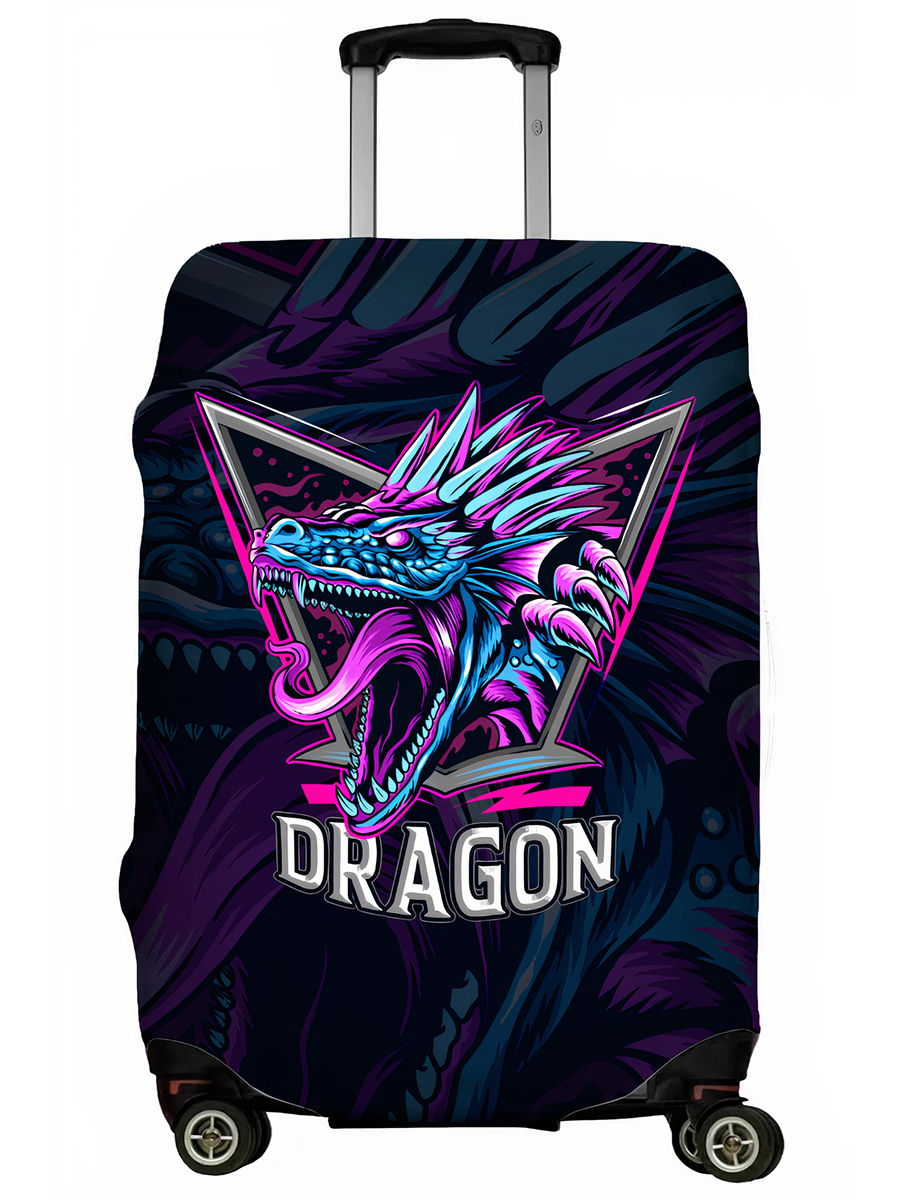 фото Чехол для чемодана lejoy lj-case-360 dragon , р. l