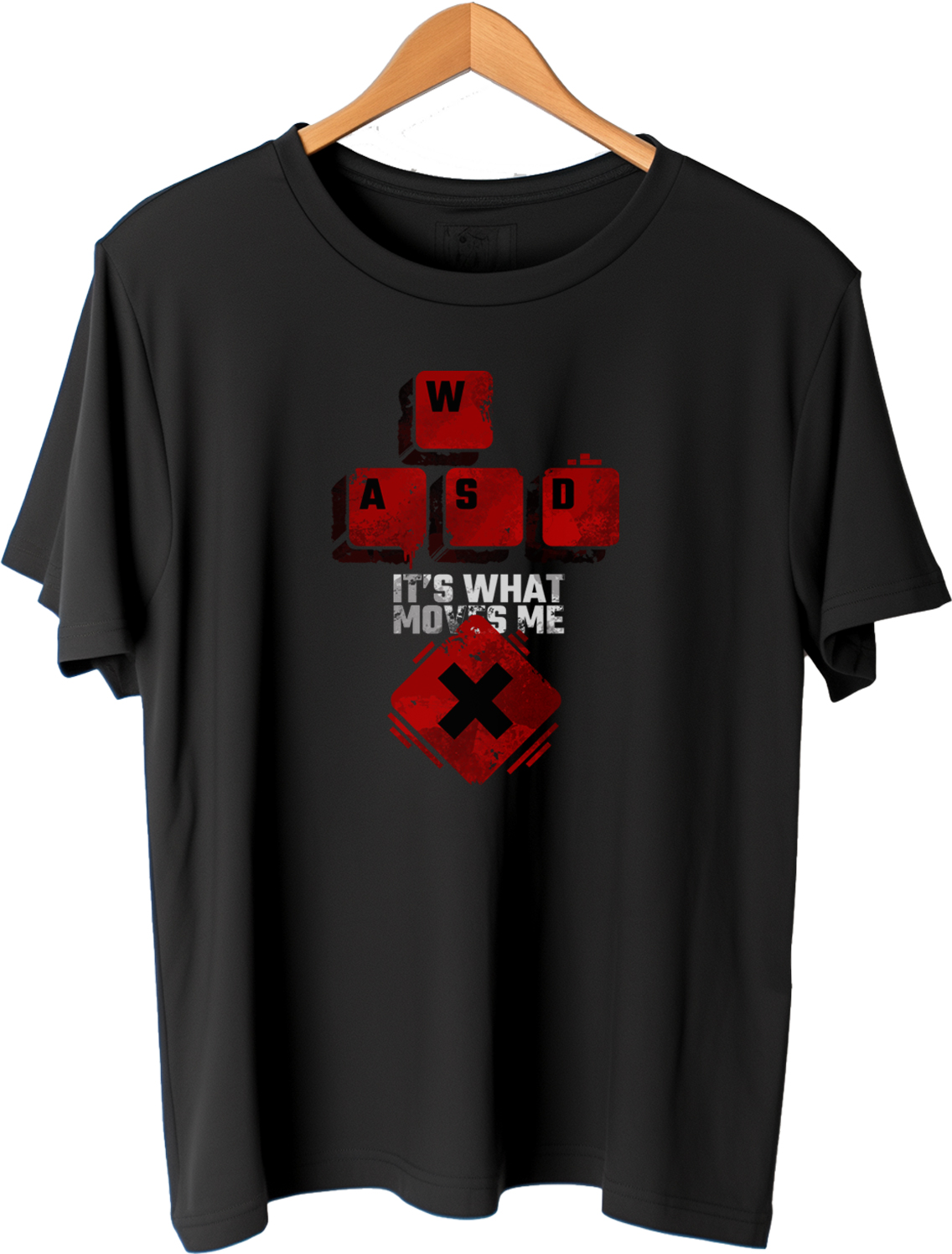 

Футболка унисекс MustHaveWear tshirtblWasd черная XL, Черный, tshirtblWasd