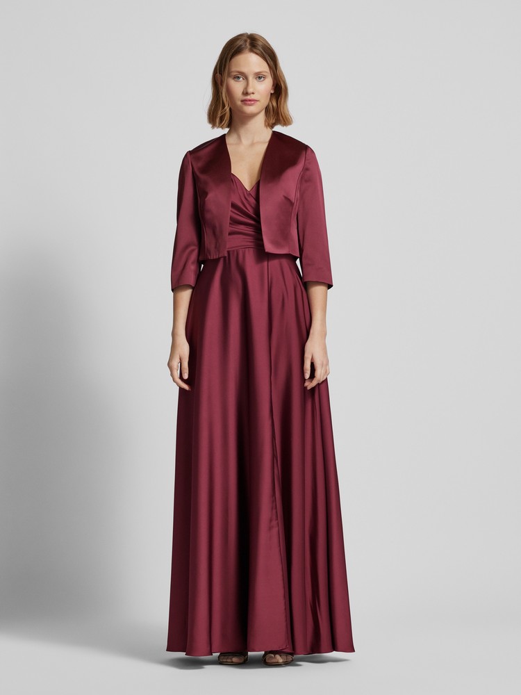 

Болеро женское Vera Mont 594822 бордовое 42 EU, Бордовый, 594822