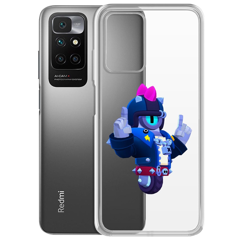 Чехол-накладка Brawl Stars-Дикий Сту для Xiaomi Redmi 10