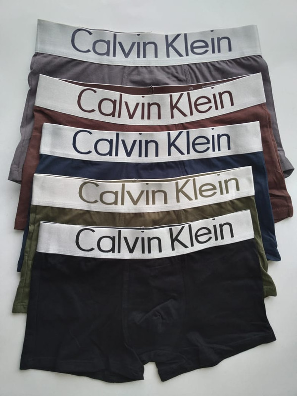 Комплект трусов мужских Calvin Klein CK разноцветных L, 5 шт.