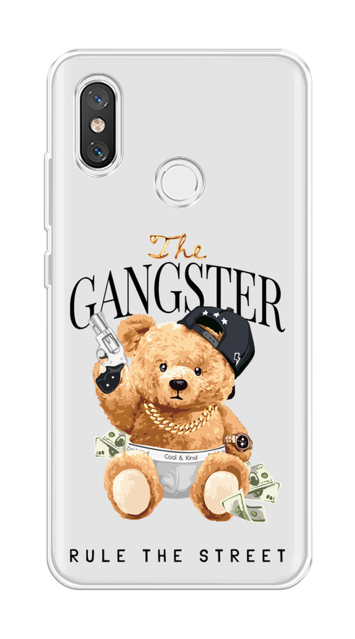 

Чехол на Xiaomi Mi 8 "The Gangster", Бежевый;серый;черный, 33550-6