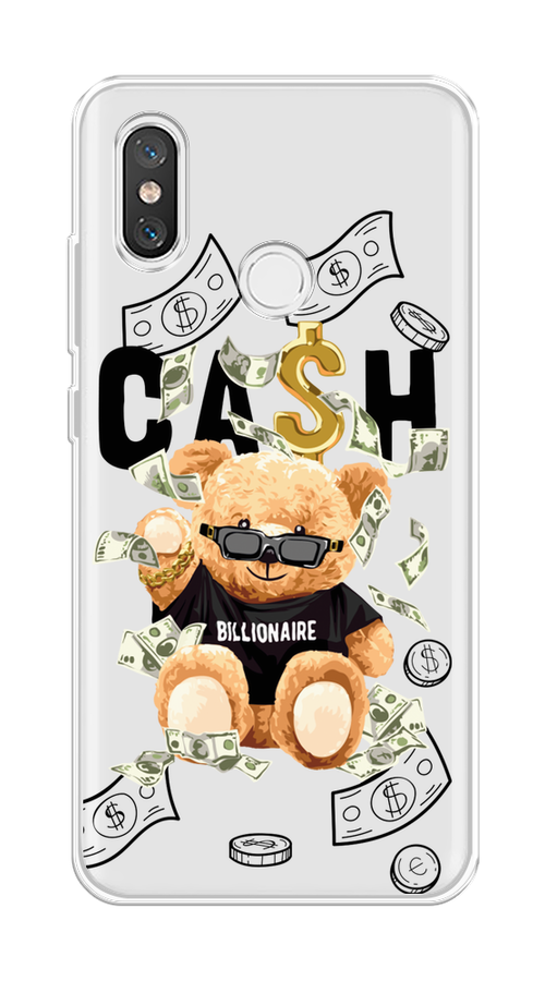 

Чехол на Xiaomi Mi 8 "Big cash", Черный;серый;бежевый, 33550-6