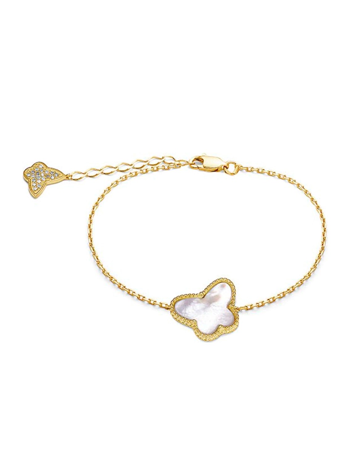 

Браслет из желтого золота с перламутром, бриллиантами Империал B2067-329/1BR, B2067-329/1BR