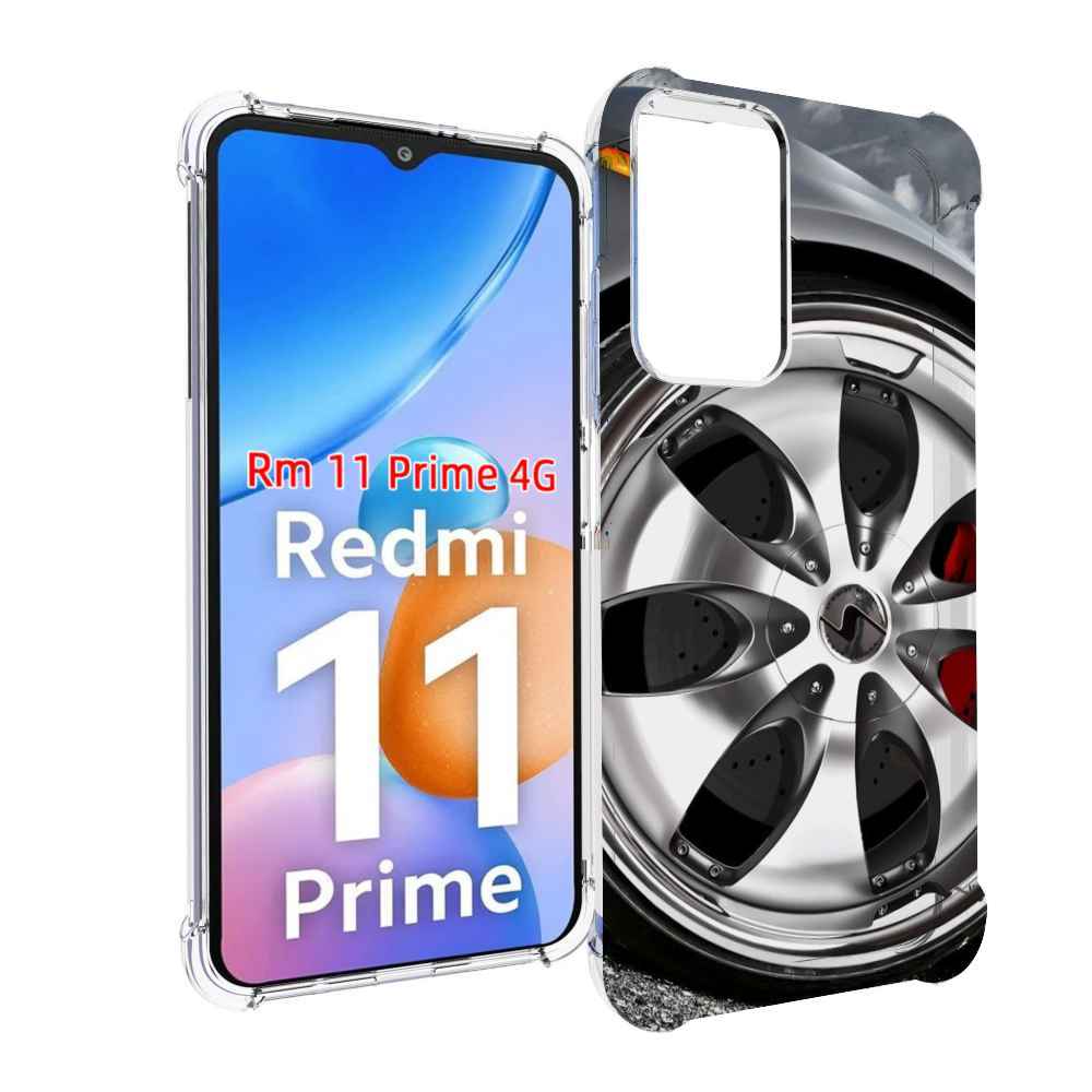 

Чехол MyPads Колесо мужской для Xiaomi Redmi 11 Prime 4G, Прозрачный, Tocco