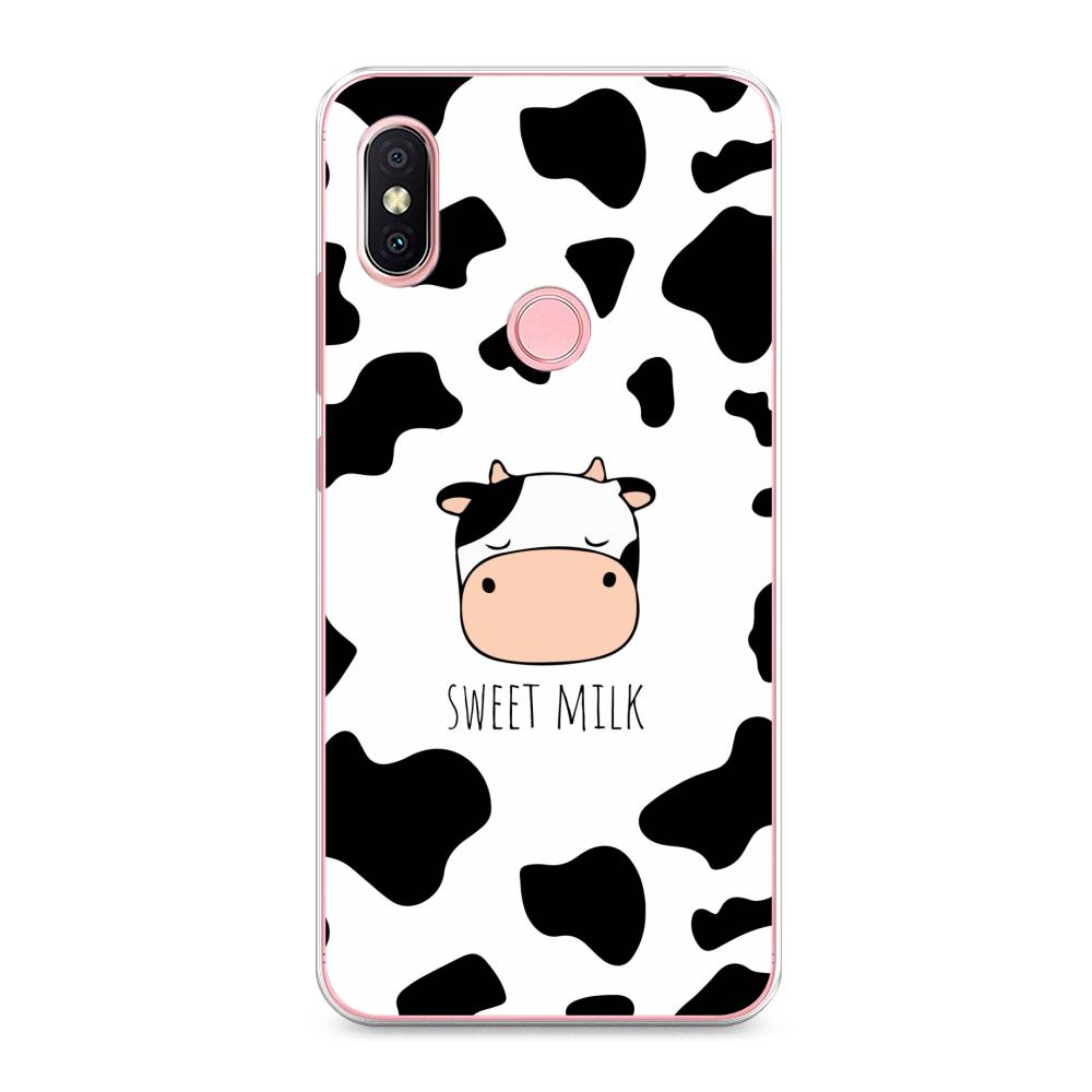 

Чехол на Xiaomi Redmi S2 (Redmi Y2) "Sweet milk", Розовый;белый;черный, 33650-1