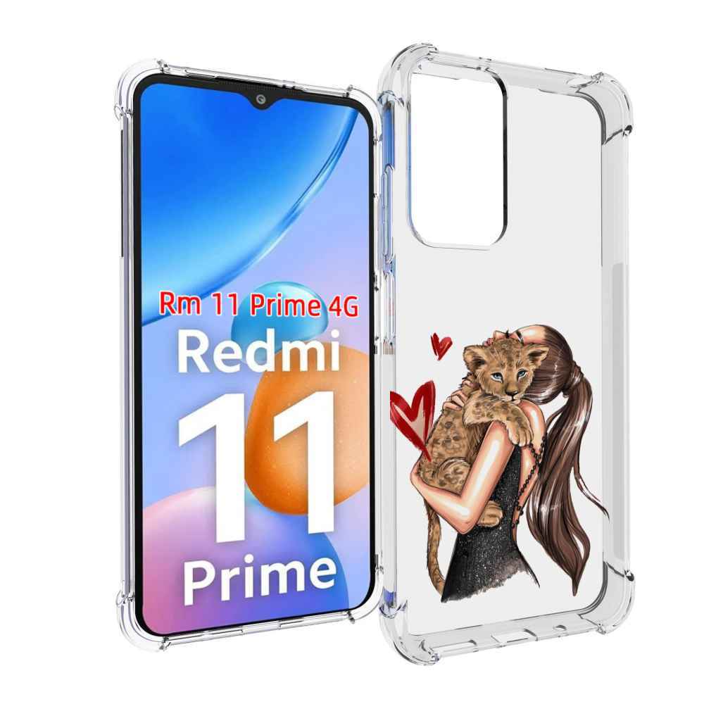 

Чехол MyPads Кошачья-любовь для Xiaomi Redmi 11 Prime 4G, Прозрачный, Tocco
