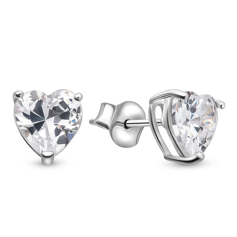 

Серьги из серебра с фианитом 585Gold 702010037, 702010037