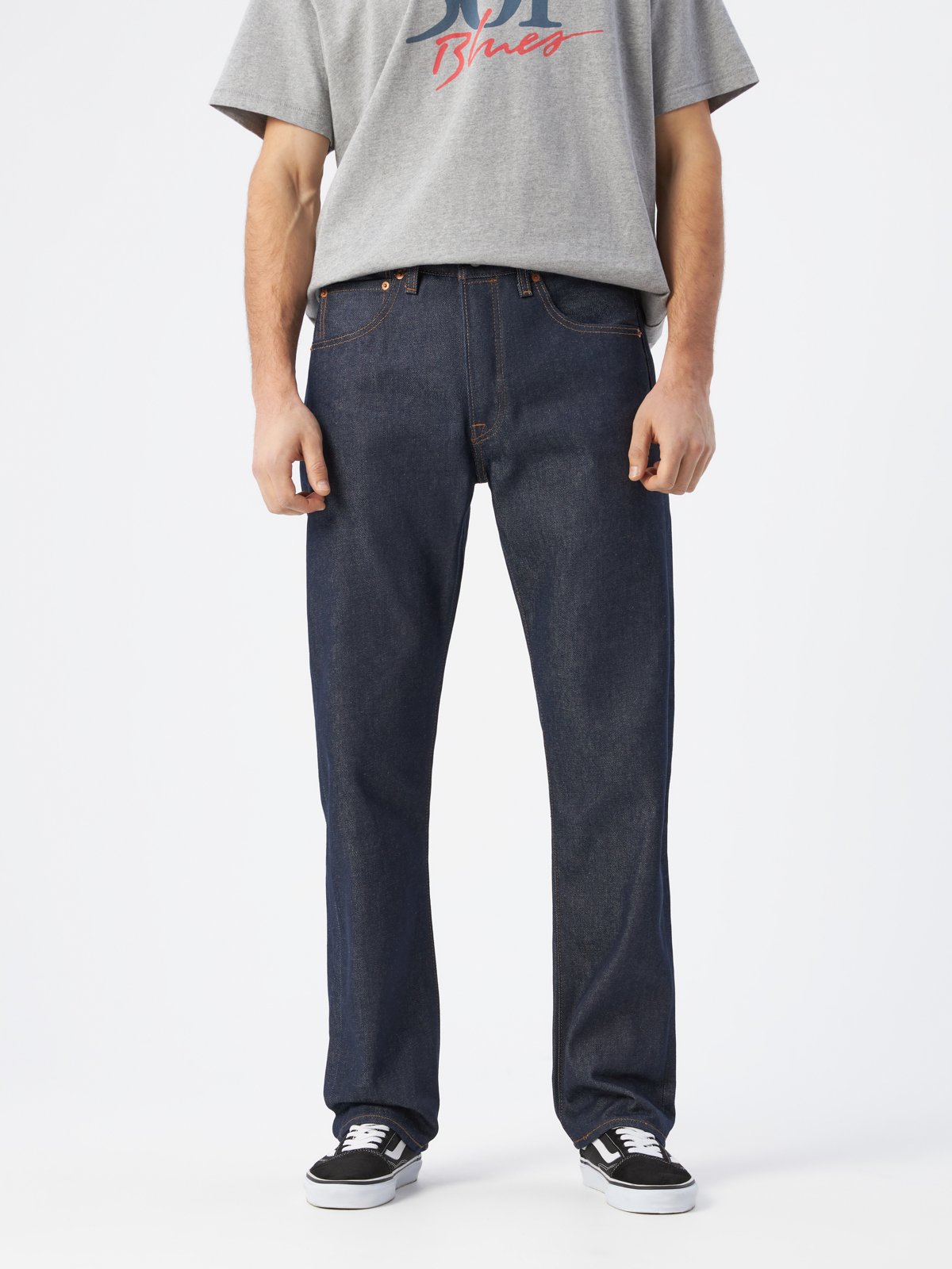 

Джинсы мужские Levi's 00501-0000 синие 40-32, Синий, 501