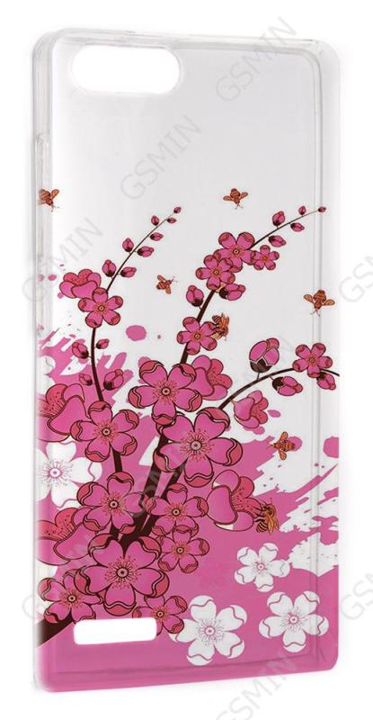 

Чехол силиконовый для Huawei Ascend G6/P7 mini TPU (Прозрачный) (Дизайн 153), Разноцветный