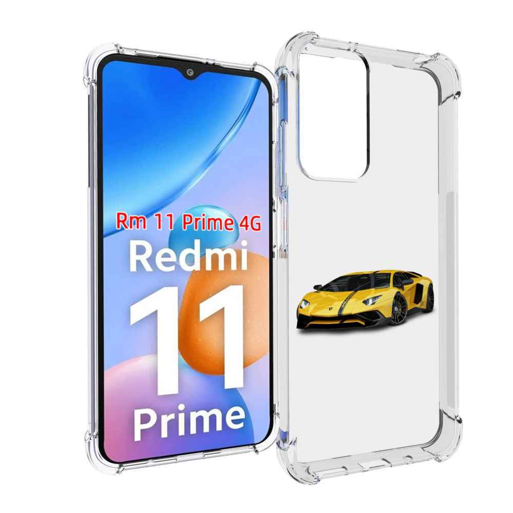 

Чехол MyPads Ламбо мужской для Xiaomi Redmi 11 Prime 4G, Прозрачный, Tocco