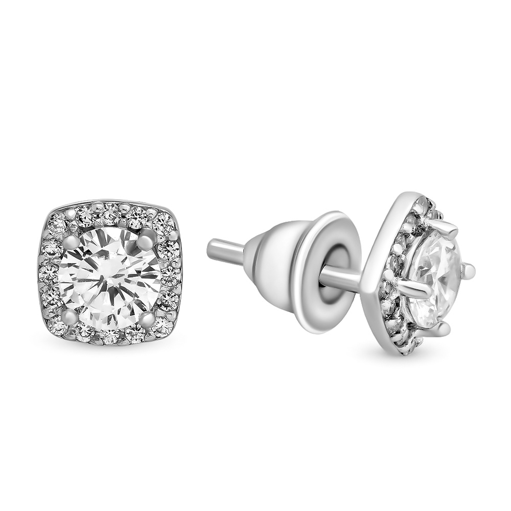 

Серьги из серебра с фианитом 585Gold 702006167, 702006167