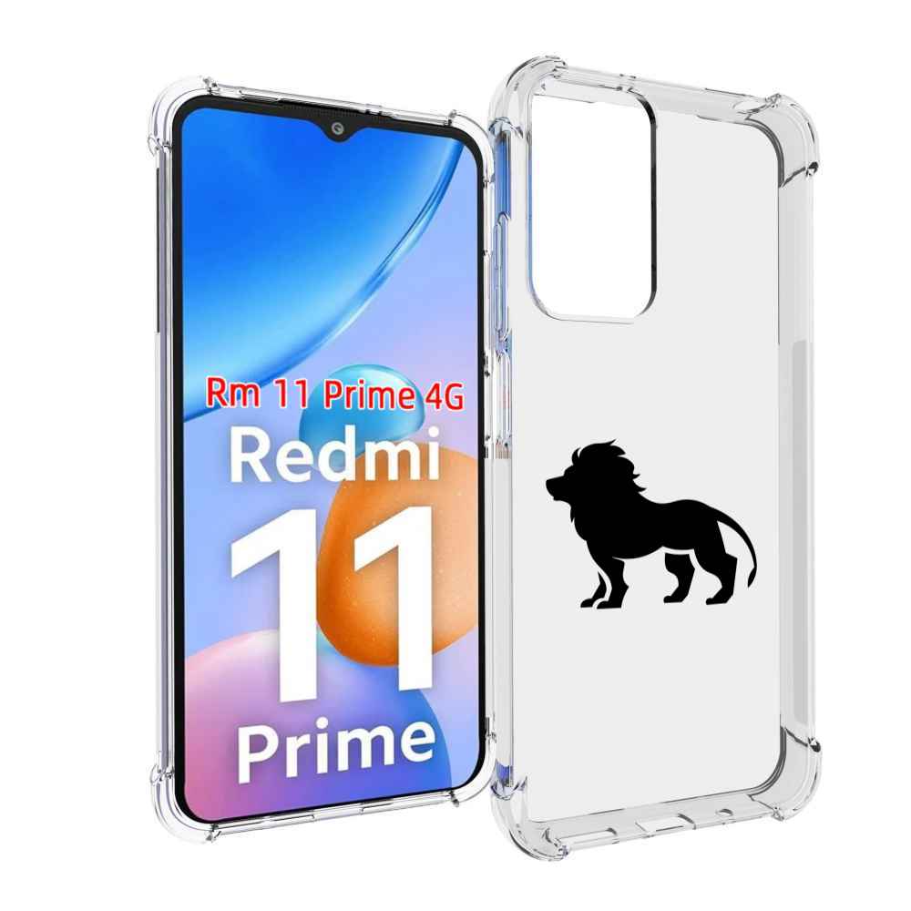 

Чехол MyPads Лев для Xiaomi Redmi 11 Prime 4G, Прозрачный, Tocco