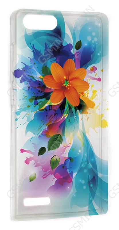

Чехол силиконовый для Huawei Ascend G6/P7 mini TPU (Прозрачный) (Дизайн 6), Разноцветный