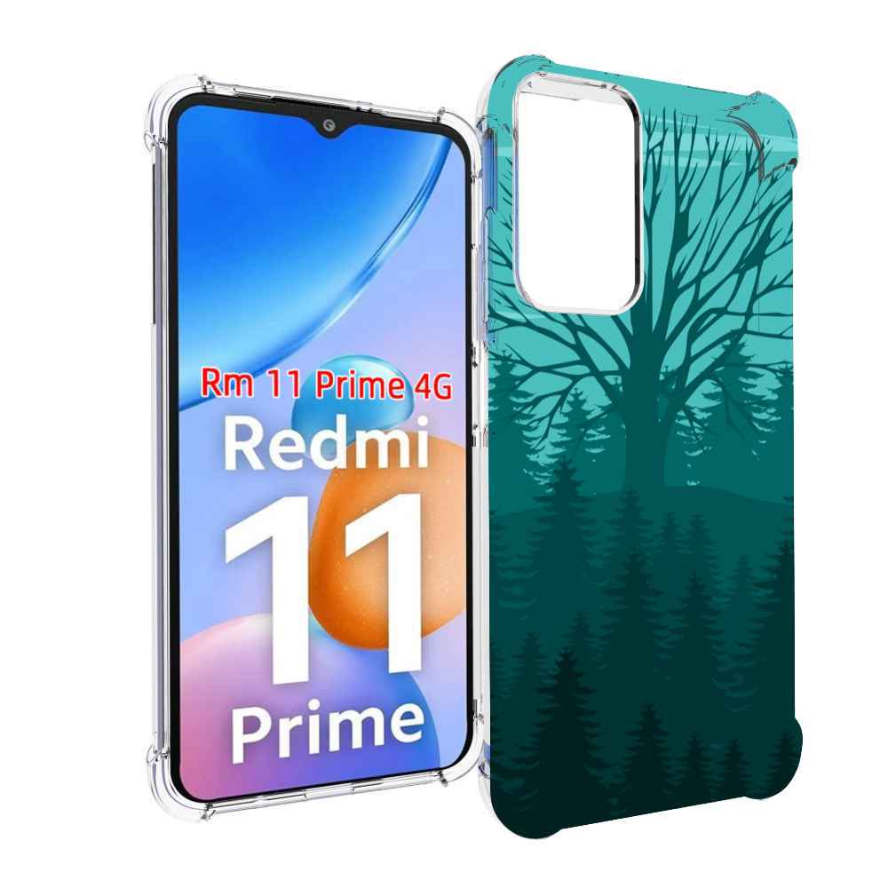 

Чехол MyPads Лес для Xiaomi Redmi 11 Prime 4G, Прозрачный, Tocco