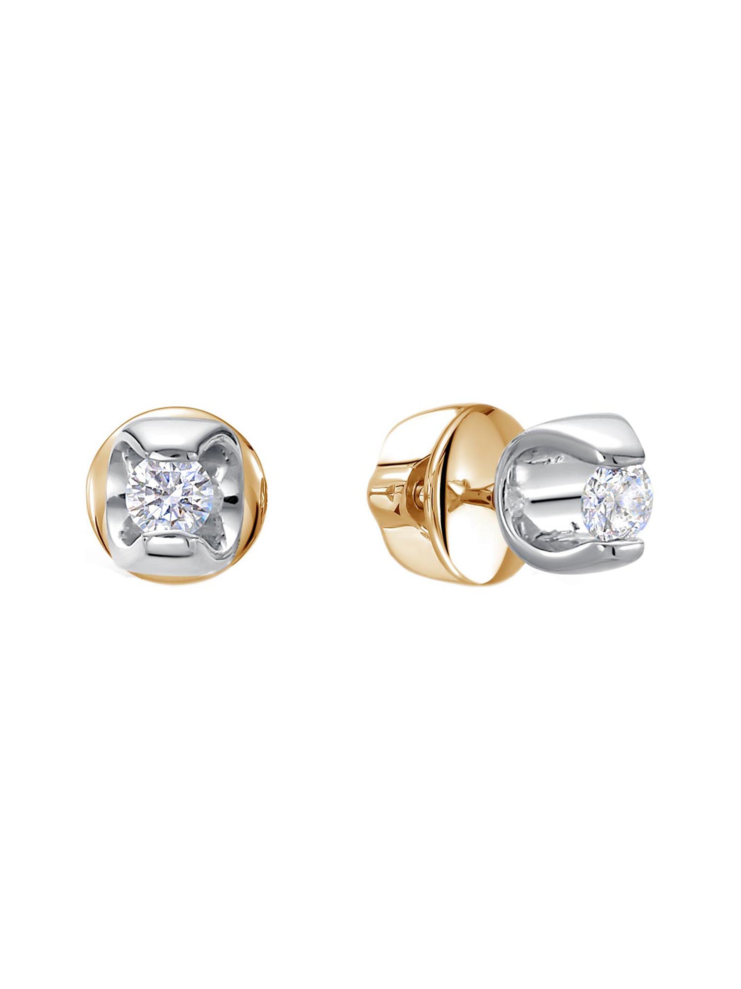 

Серьги из красного золота с бриллиантами Azamant jewelry 05-01-012, 05-01-012
