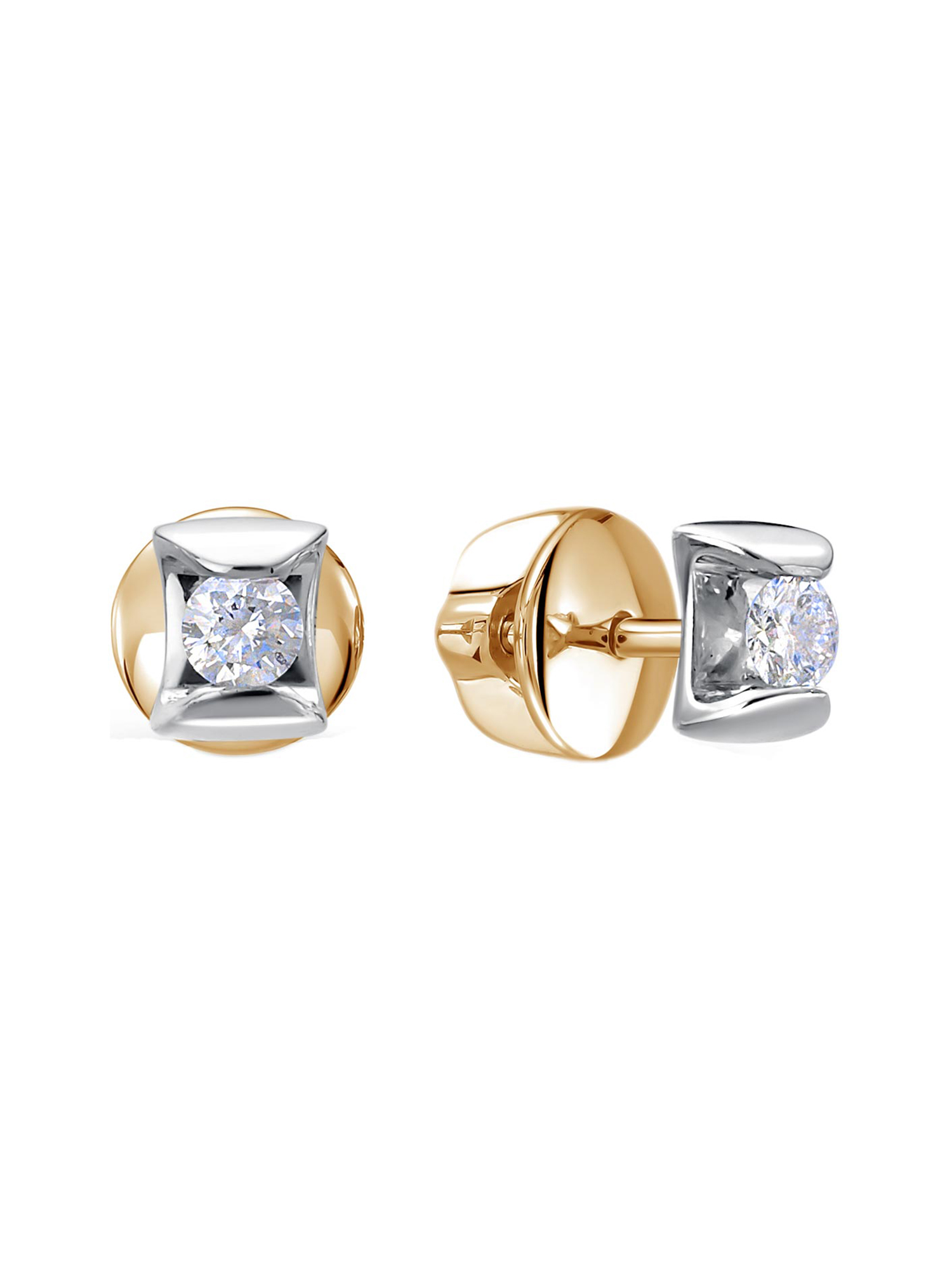 

Серьги из красного золота с бриллиантами Azamant jewelry 05-01-014, 05-01-014