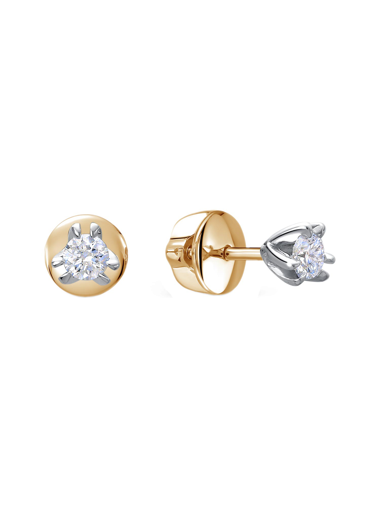 

Серьги из красного золота с бриллиантами Azamant jewelry 05-01-015, 05-01-015