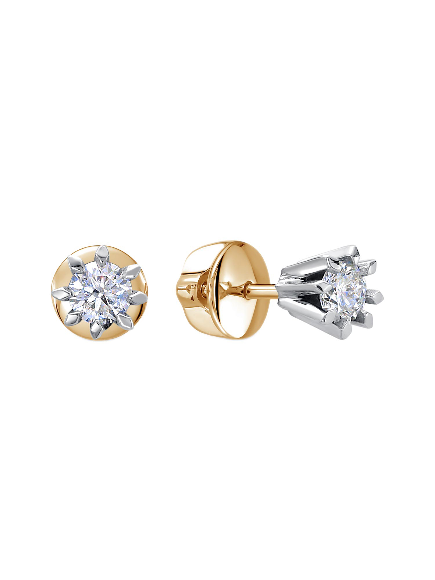 

Серьги из красного золота с бриллиантами Azamant jewelry 05-01-017, 05-01-017