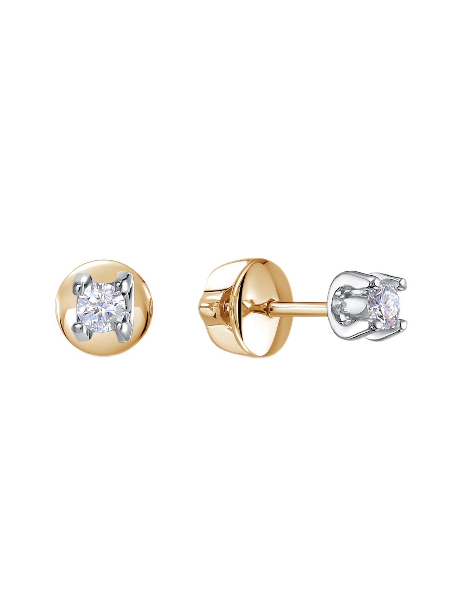 

Серьги из красного золота с бриллиантами Azamant jewelry 05-01-019, 05-01-019