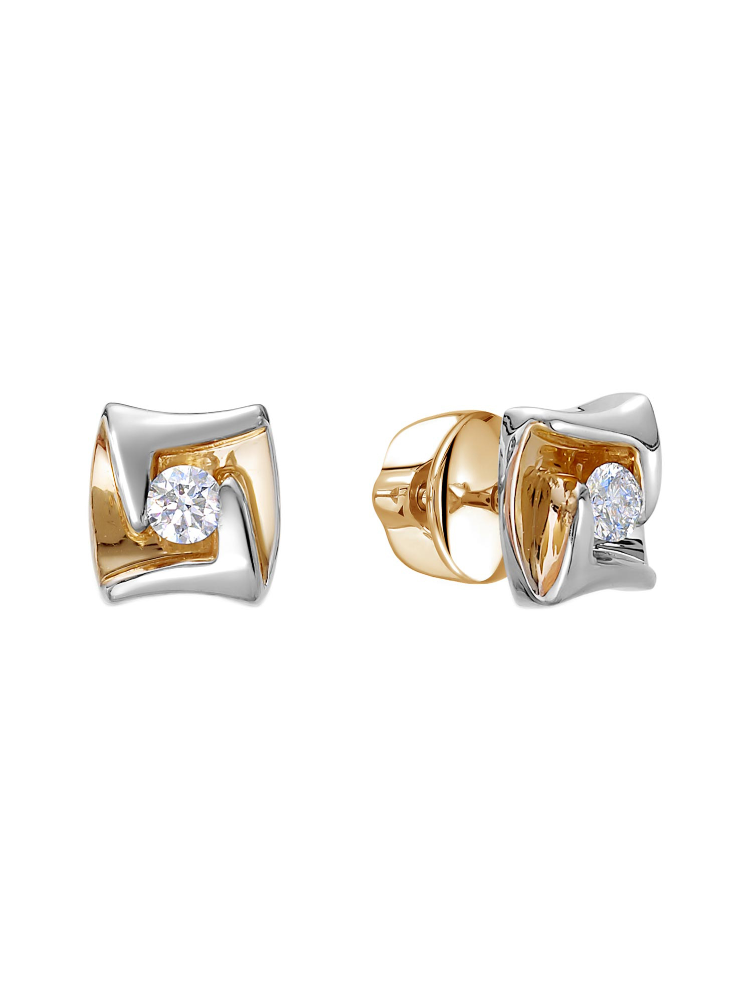 

Серьги из красного золота с бриллиантами Azamant jewelry 05-01-020, 05-01-020
