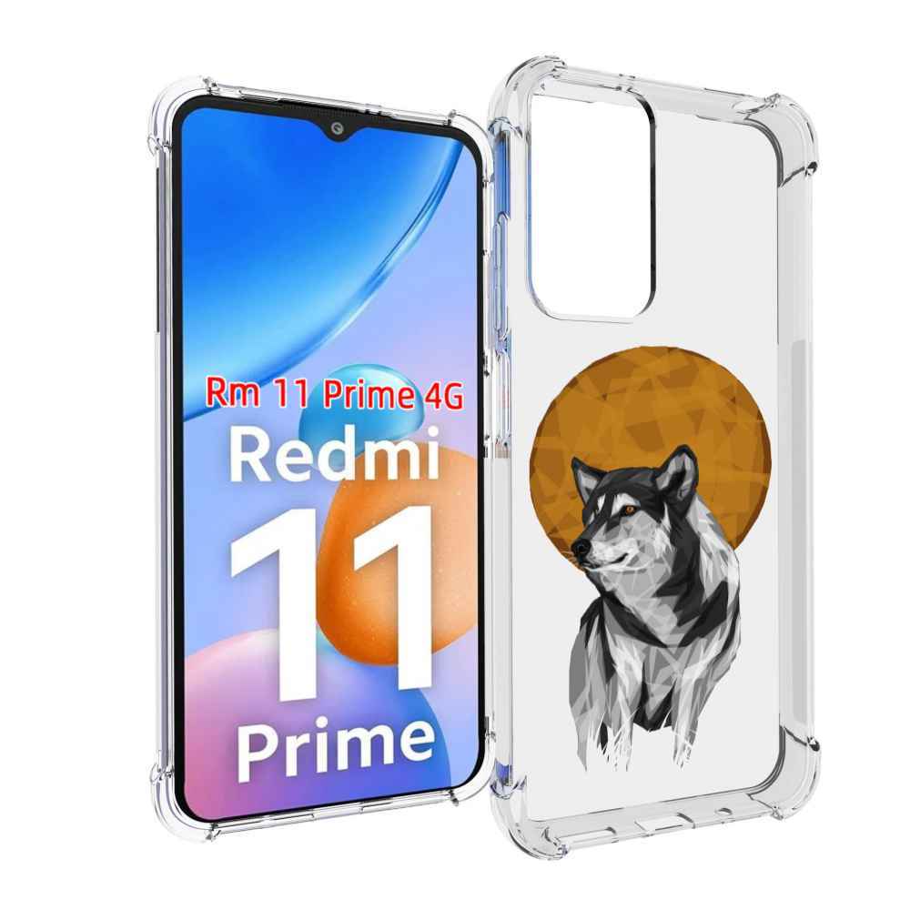 

Чехол MyPads Лунный волк для Xiaomi Redmi 11 Prime 4G, Прозрачный, Tocco