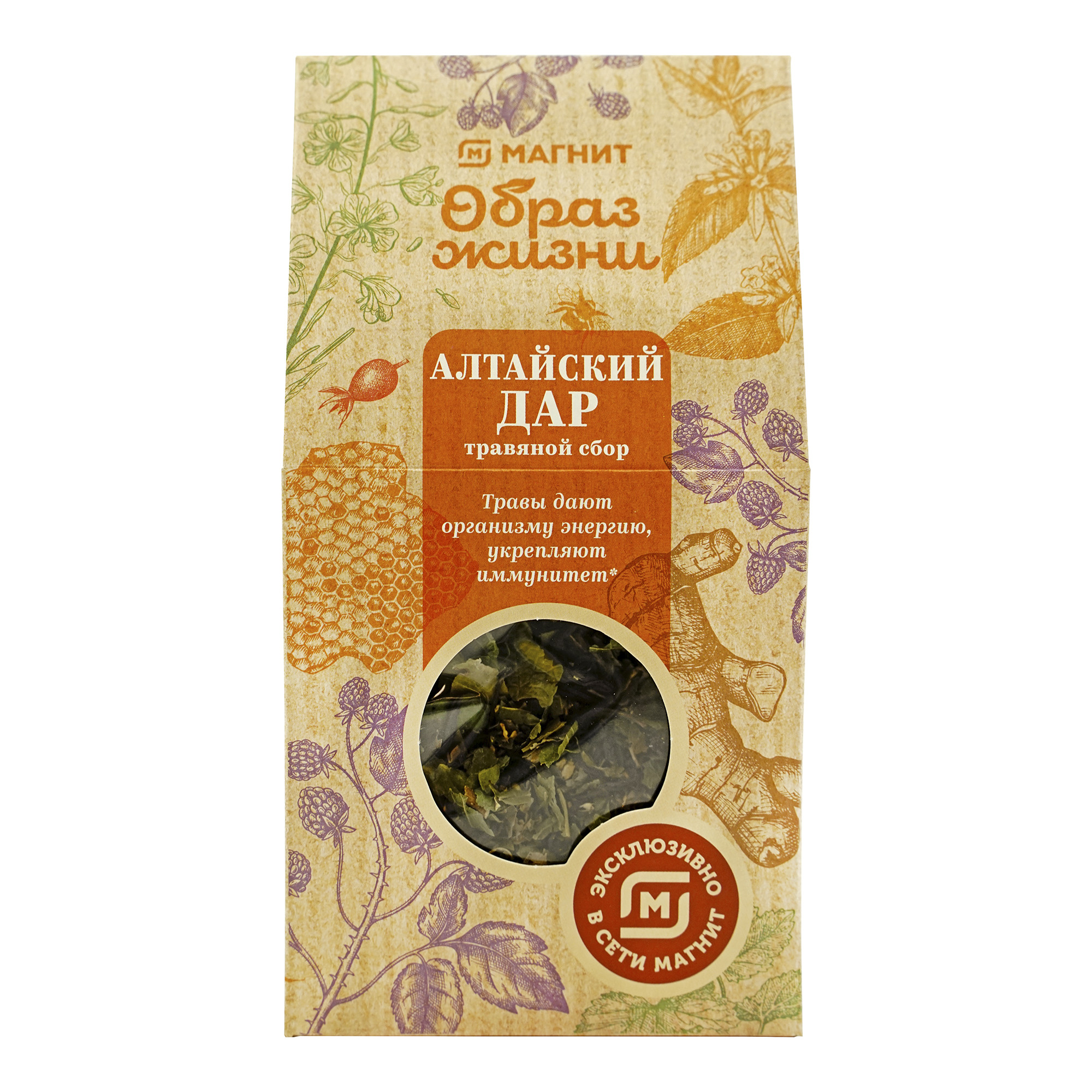 Чай травяной Магнит Алтайский дар листовой 75 г