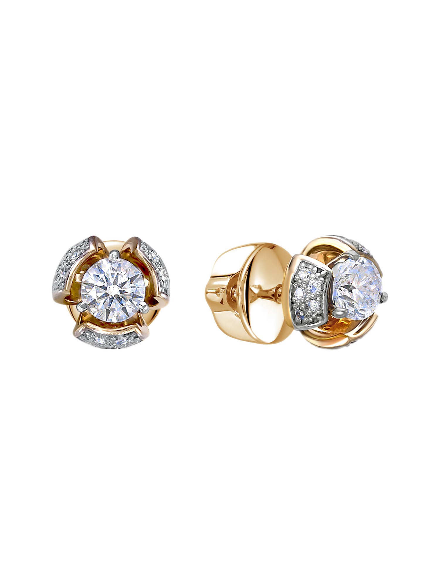 

Серьги из красного золота с бриллиантами Azamant jewelry 05-01-029, 05-01-029
